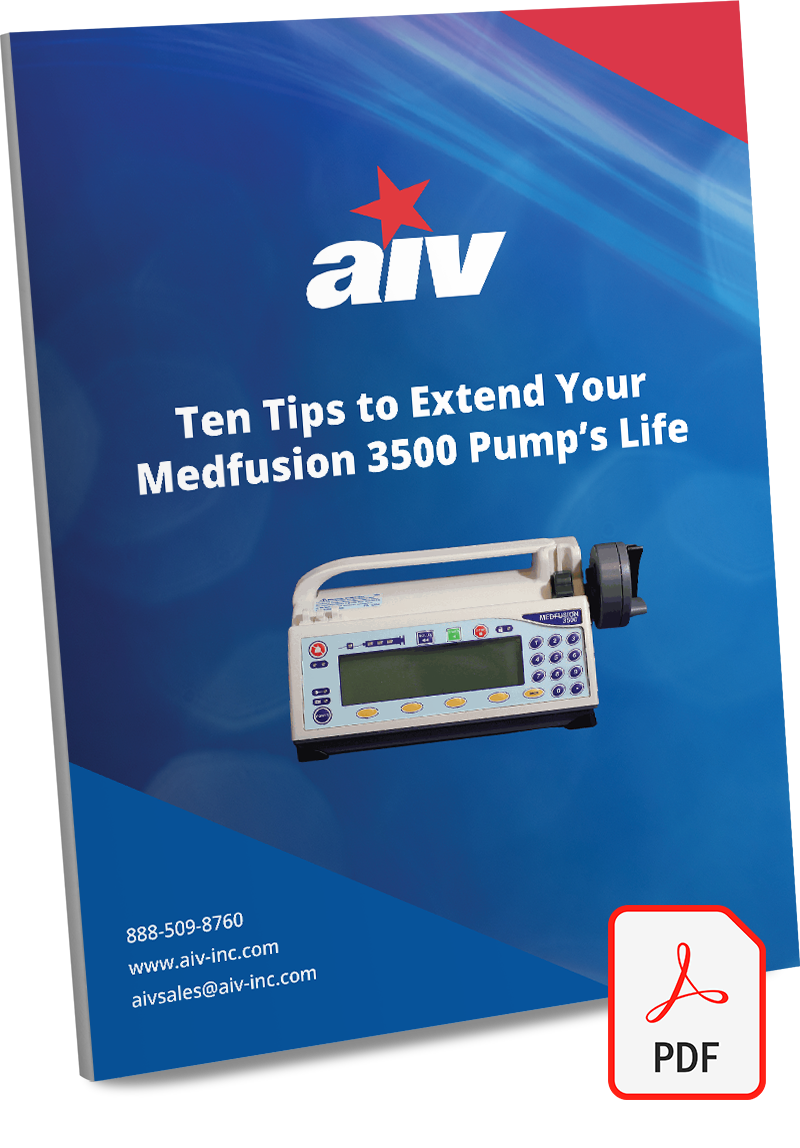 Ten Tips to Extend Your Medfusion 3500 Pump’s Life AIV